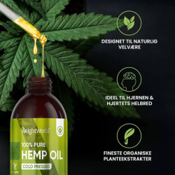 Hampolie | 60 ml Olie | Hampdrber til led, hjerte og hjerne