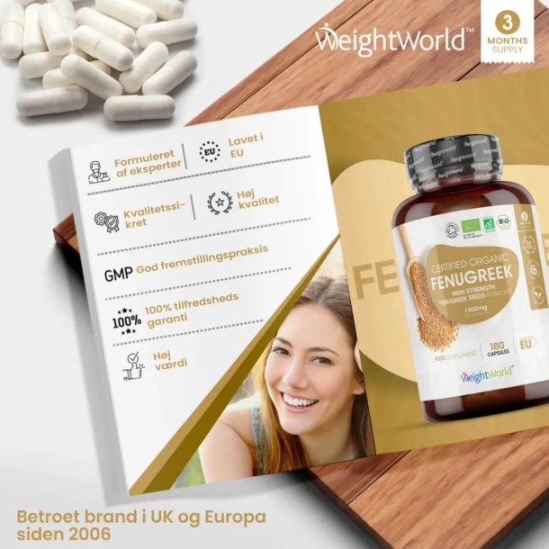 kologisk Bukkehorn | 3 x 180 Kapsler | 1500 mg