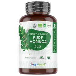 �kologiske Moringa Kapsler | 180 stk | Superfood til blodtryk og kolesterol