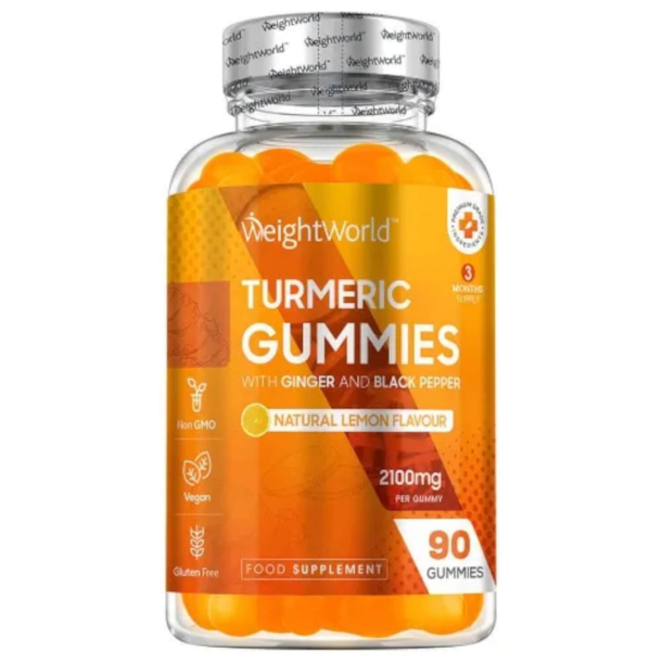 Gurkemeje Vingummie (2100 mg) 90 stk. | Vitamin-vingummier til hud &amp; led