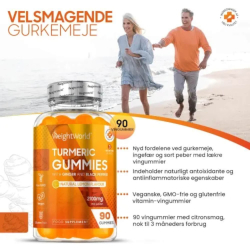 Gurkemeje Gummies | 3 x 90 stk. Vitamin vingummier