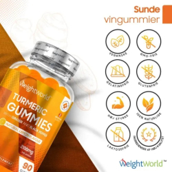Gurkemeje Gummies | 3 x 90 stk. Vitamin vingummier