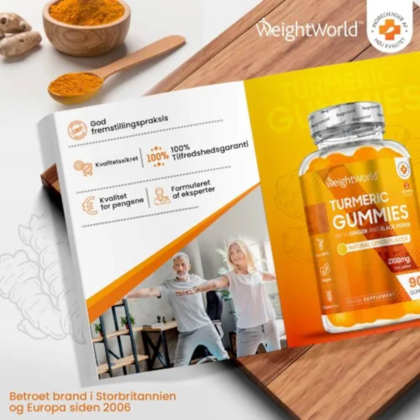 Gurkemeje Gummies | 3 x 90 stk. Vitamin vingummier