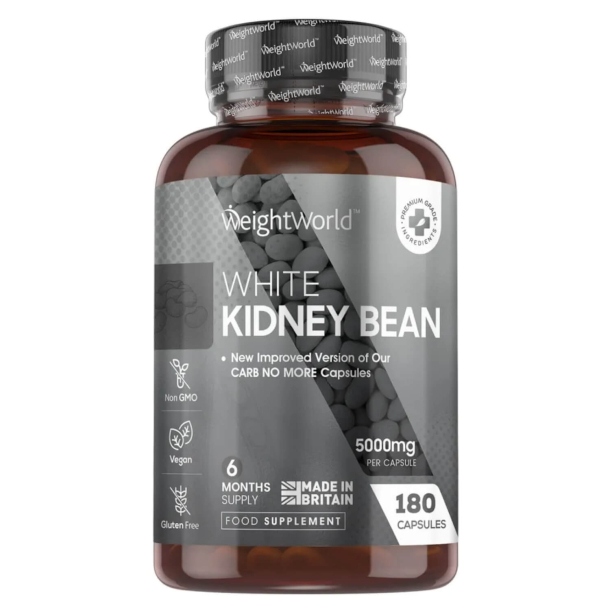 Hvide Kidneybnner | 180 kapsler | Naturlig kulhydratblokker