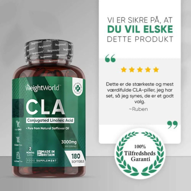 CLA Omega-6 na spalanie t&#322;uszczu | 3 x 180 kapsu&#322;ek | Przeciw wysokiemu poziomowi cholesterolu