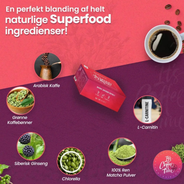 Slanke Kaffe | 3 x 28 breve | 3 mneders udrensnings program