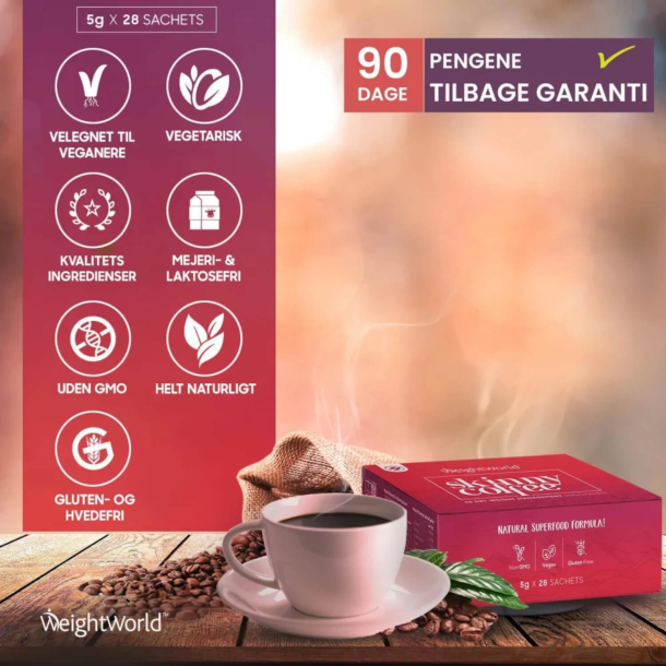 Slanke Kaffe | 3 x 28 breve | 3 mneders udrensnings program