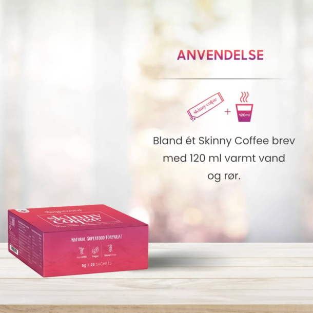 Slanke Kaffe | 3 x 28 breve | 3 mneders udrensnings program