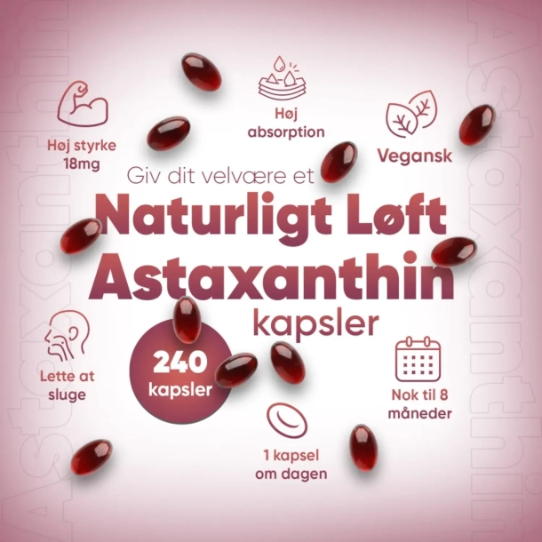 Astaxanthin | 18 mg | 240 softgels
