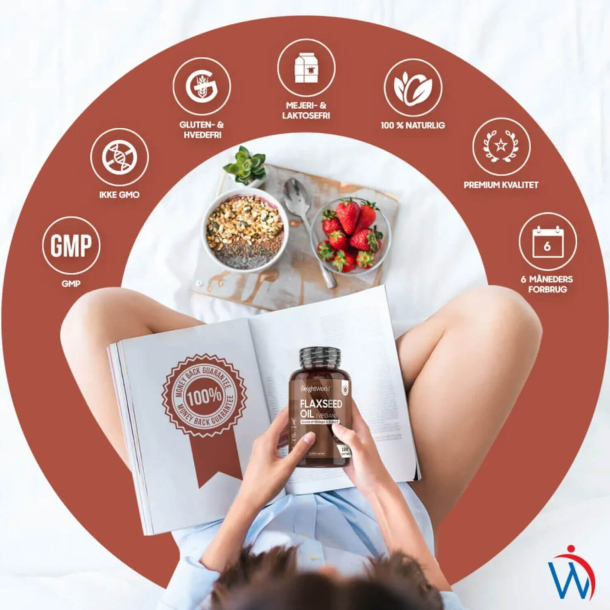 Hrfrolie Kapsler | 180 stk | Omega-fedtsyrer til hjerne og hjerte