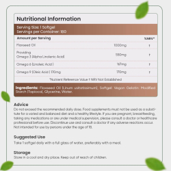 Hrfrolie Kapsler | 180 stk | Omega-fedtsyrer til hjerne og hjerte