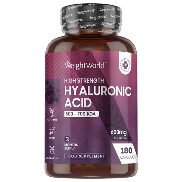 Hyaluronsyre | 180 stk | Anti-aging tilskud til hud, knogler og led