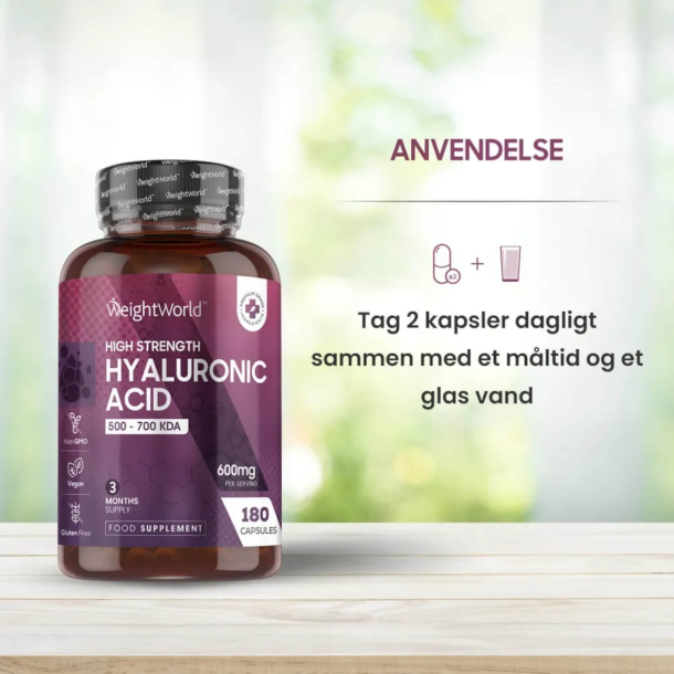 Hyaluronsyre | 3 x 120 stk | 600 mg