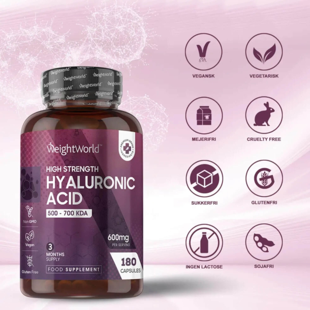 Hyaluronsyre | 3 x 120 stk | 600 mg