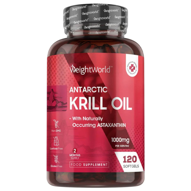 Krill Olie | 180 stk |  Omega-3 til hjerte &amp; hjerne