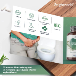 kologiske Loppefrskaller | Kapsler 3 x 180 stk | Kostfibre til fordjelsen