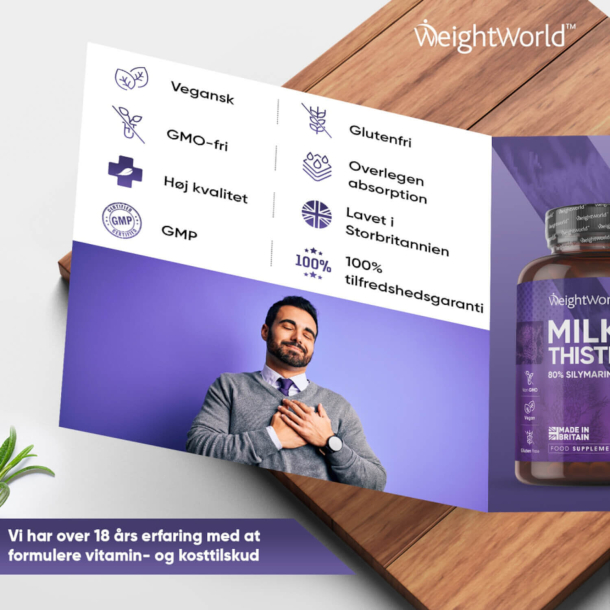 Marietidsel | 180 kapsler | Kosttilskud til leveren