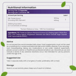 Marietidsel | 180 kapsler | Kosttilskud til leveren