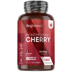 Montmorency Kirsebr | 180 kapsler | Tilskud til svn & restitution