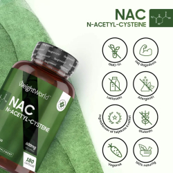 Cystein (NAC) | 180 kapsler | Til immunforsvar &amp; lever