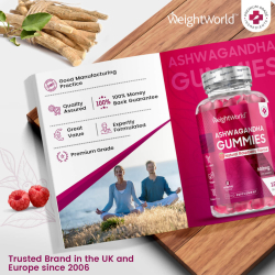 Ashwagandha Gummies | 600 mg | 120 vingummier med hindbrsmag