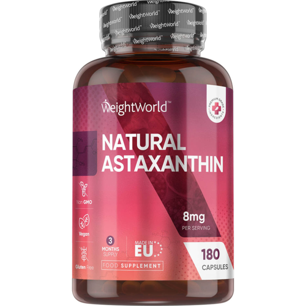 Astaxanthin | 8 mg | 180 kapsler