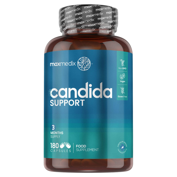 Candida Support | 180 Kapsler | Probiotisk Kosttilskud