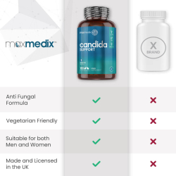 Wsparcie dla Candida | 180 Kapsu&#322;ek | Probiotyczny suplement diety