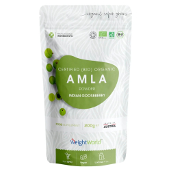 kologisk Amla Pulver | 200g | Superfood-pulver til hjerte &amp; immunforsvar