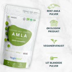kologisk Amla Pulver | 3 x 200g | Superfood-pulver til hjerte &amp; immunforsvar