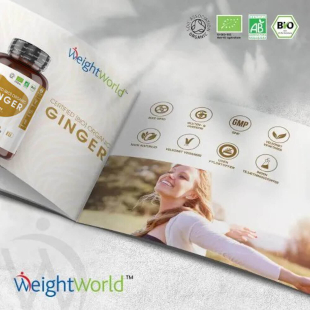 Kapsu&#322;ki imbirowe | 3 x 90 sztuk | Suplementy diety na trawienie i serce