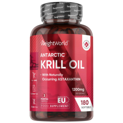 Krill Olie | 180 stk softgels |  Omega-3 olie