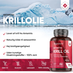 Krill Olie | 180 stk softgels |  Omega-3 olie