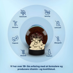 L-theanin &amp; Citronmelisse | Kosttilskud | 3 x 180 kapsler