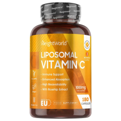 Liposomal C-vitamin | 180 kapsler | Immunsystemet &amp; energiniveauet