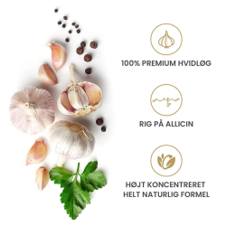 Hvidlgspiller | 180 stk | Til hjertesundhed og kolesterol