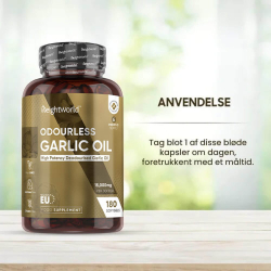 Hvidlgspiller | 180 stk | Til hjertesundhed og kolesterol