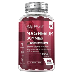 Magnesium Gummies | 90 stk | Til trthed, knogler og muskler