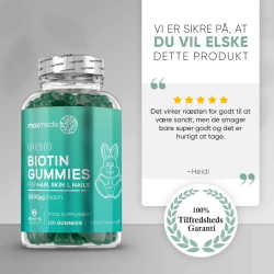 Biotin Gummies | 3 x 120 stk vegetariske vingummier