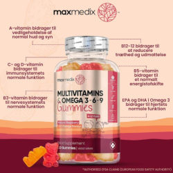 Multivitamin Gummies | 3 x 120 stk. | Vitamintilskud til brn i vingummi