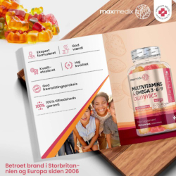 Multivitamin Gummies | 3 x 120 stk. | Vitamintilskud til brn i vingummi