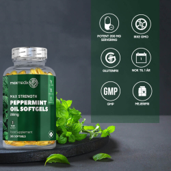 Pebermynteolie | 3 x 365 stk | Tilskud mod drlig nde