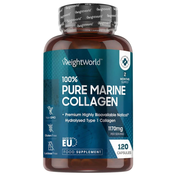 Marine Collagen | 120 stk | Kollagen-tilskud til anti-aging