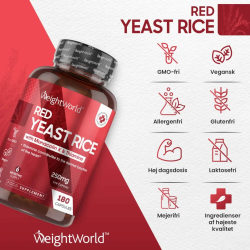 Rd Grris | 3 x 180 kapsler | Kosttilskud til kolesterol