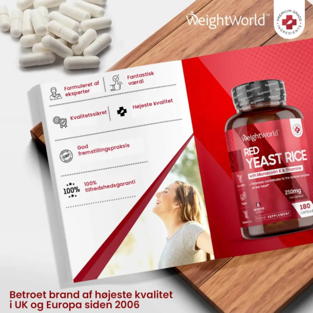 Rd Grris | 3 x 180 kapsler | Kosttilskud til kolesterol