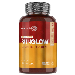 Sunglow Solbrun | 120 stk | Melanin tabletter med Betacaroten