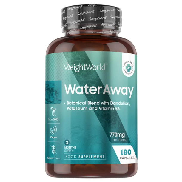 Water Away | 180 kapsler | Naturligt vanddrivende kosttilskud