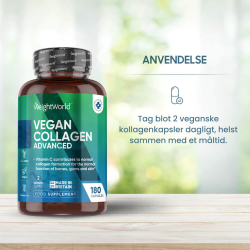 Vegansk Collagen | 3 x 180 Kollagen kapsler | Anti-aging