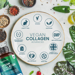 Vegansk Collagen | 3 x 180 Kollagen kapsler | Anti-aging
