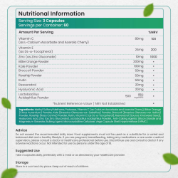 Vegansk Collagen | 3 x 180 Kollagen kapsler | Anti-aging